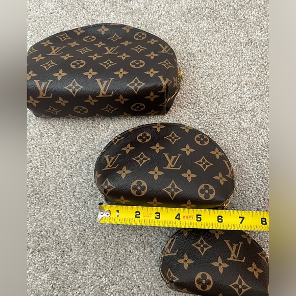 BACK IN STOCK!! NEW SET OF 4 DESIGNER INSPIRED MAKEUP BAGS COSMETIC BAGS POUCHES - Picture 12 of 16